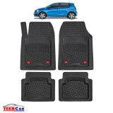 Covorase Auto TeamCar&reg; Tip Tavita Compatibile Chevrolet Aveo T250 (2007&ndash;2011) Negru Material Rezistent, Cauciuc