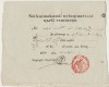 Valahia 1842 inam cu sigiliul Caimacamiei de Trei plata stafeta 4 cai la Calarasi semnat de Secretarul statului Costache Sutzu