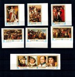 Ajman 1970 - Napoleon, picturi, arta, istorie, serie nedantelata neuzata