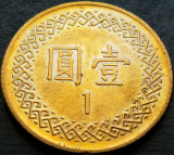 Moneda exotica 1 NEW DOLLAR - TAIWAN, anul 1981 *cod 686 - excelenta