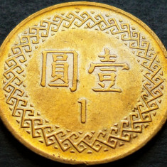 Moneda exotica 1 NEW DOLLAR - TAIWAN, anul 1981 *cod 686 - excelenta