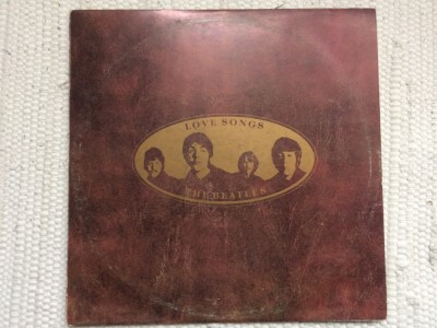 the beatles love songs album dublu disc vinyl 2 lp selectii muzica pop rock balkanton EMI records VG+ foto