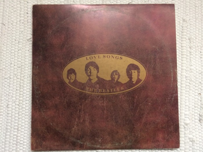 the beatles love songs album dublu disc vinyl 2 lp selectii muzica pop rock balkanton EMI records VG+