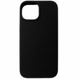 Husa tip capac spate Prio neagra, plastic si silicon, pentru Apple iPhone 15