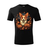 Tricou Personalizat Corgi Halloween