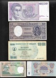 Set 5 bancnote de prin lume adunate (cele din imagini) #362, America de Nord