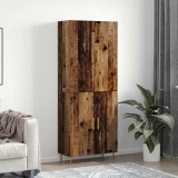 vidaXL Bufet Pe perete Lemn vechi 69,5 x 34 x 180 cm Lemn compozit 3394578