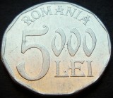 Moneda 5000 LEI - ROMANIA, anul 2002 * cod 4298 = circulata