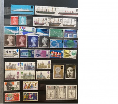 ANGLIA/ MAREA BRITANIE/ UK 1969, An complet, serii MNH foto
