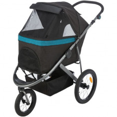 Carucior Buggy Pana La 20kg, 3 Roti, 60 x 112 x 120 cm, Negru/Petrol, 28960