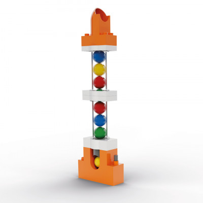 Jucarie copii Marble Run Hubelino - extensie lift pentru bile (24 piese) foto