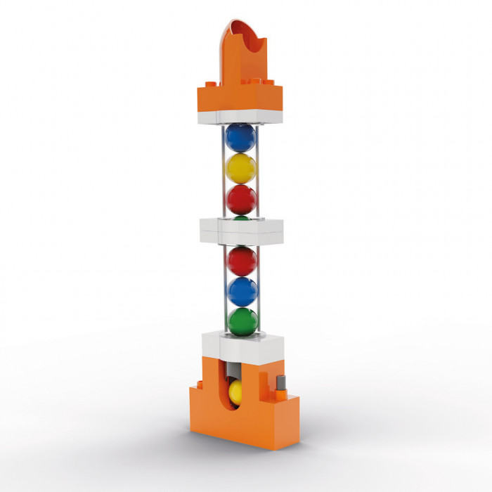 Jucarie copii Marble Run Hubelino - extensie lift pentru bile (24 piese)