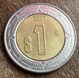 C50 - Moneda foarte veche - Mexic - 1 peso - 2007