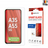 Cumpara ieftin Folie pentru Samsung Galaxy A35 5G / A55 5G, Displex Smart Glass, Clear
