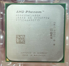 Procesor AMD Phenom x 4 9650 Quad Core 2.3 GHz socket AM2 / AM2+ si Pasta foto