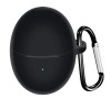 Husa compatibila cu castile wireless Huawei FreeBuds 5, culoarea neagra cu carlig prindere