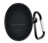 Cumpara ieftin Husa compatibila cu castile wireless Huawei FreeBuds 5, culoarea neagra cu carlig prindere