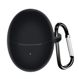 Husa compatibila cu castile wireless Huawei FreeBuds 5, culoarea neagra cu carlig prindere