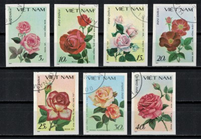 VIETNAM 1987- Flori / serie completa foto