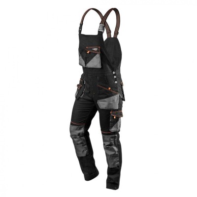 Pantaloni de lucru cu bretele HD Slim, marimea XXL 81-248-XXL foto