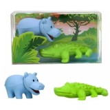 Radiera animale safari, Trendhaus CH26771, set 2 buc