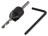 Burghiu pregăurire 3,2-12mm cu ad&acirc;ncitor blister