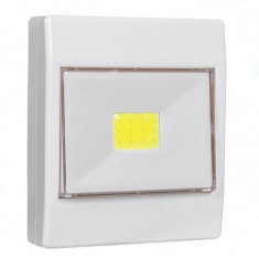 Lampa Led portabila tip intrerupator cu buton ON OFF si suport magnetic,8x2x9 cm