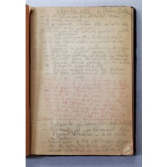 CAIET MANUSCRIS, NOTITE DE PISCICULTURA, 1951