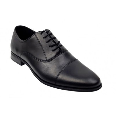 Pantofi eleganti barbati din piele naturala Negru Box GKR347N foto