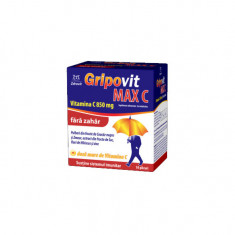 Gripovit Max C Vitamina C Fara Zahar 10dz Zdrovit