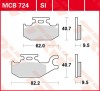 Set placute frana TRW MCB724SI - Bombardier Outlander - Traxter - Outlander - CAN-AM - Yamaha YFM Big Bear - Kodiak - Grizzly