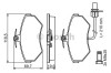Set placute frana,frana disc AUDI A6 (4B2, C5) (1997 - 2005) BOSCH 0 986 494 042