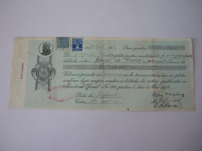 BILET LA ORDIN 1934 foto