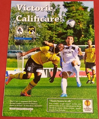 Program meci fotbal GAZ METAN MEDIAS - KUPS Kuopion Palloseura (Europa League 21.07.2011) foto