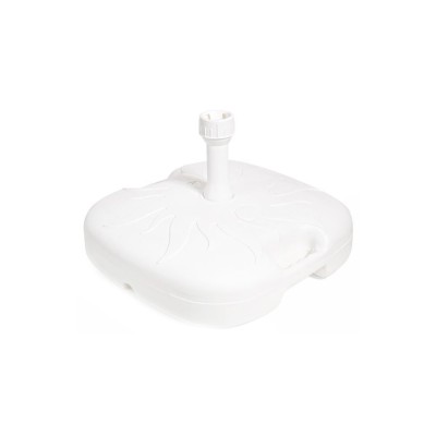 Suport pentru umbrela de plaja/terasa, 42 cm, Teava 18-33 &amp;Oslash;, Plastic, Alb, ATU-V0006 foto