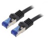 Patch Cord S/FTP Cat6a LSZH Negru 5m, Logilink