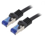 Patch Cord S/FTP Cat6a LSZH Negru 5m, Logilink
