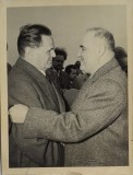 1960 Foto originala Iosip Broz Tito și Gh. Gheorghiu Dej 12x9 cm comunism europa