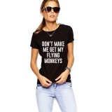Tricou dama negru, Flying Monkeys - M