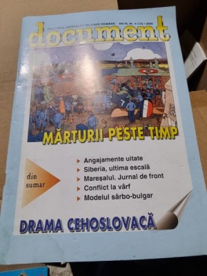 Revista Documnet nr.4/2000 Buletinul arhivelor militare romane foto