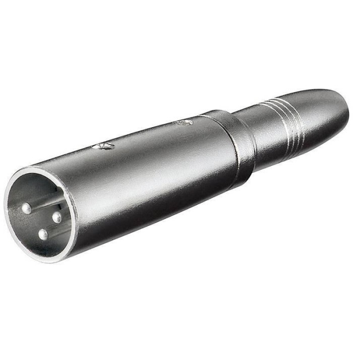 Adaptor XLR la Jack 6.35 mm mono mama Goobay