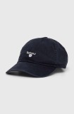 Barbour șapcă de baseball din bumbac Sports Caps culoarea albastru marin, cu imprimeu, MHA0274