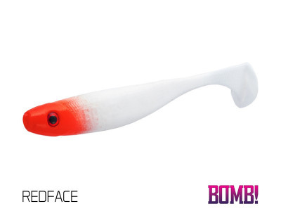 Shad Bomb Rippa 10 cm. culoare Redface - Delphin foto