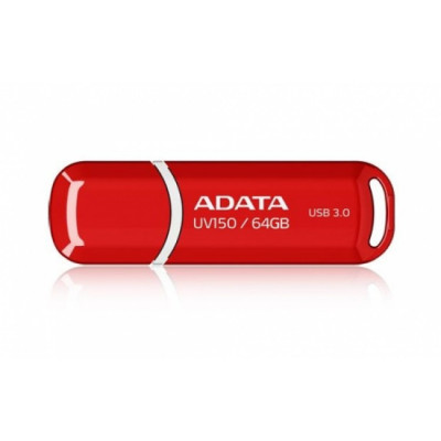 Stick memorie USB AData UV150 , 64 GB , USB 3.0 , Rosu foto