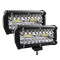 SET 2 proiectoare LED BAR auto tractor camion ATV offroad 12V 24V 240W 24000LM