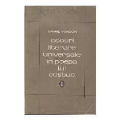 Ecouri Literare Universale in Poezia lui Cosbuc - Studiu de Literatura Comparata