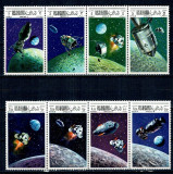 Ras al Khaima 1969 - Misiunile Apollo X-XI, serie neuzata