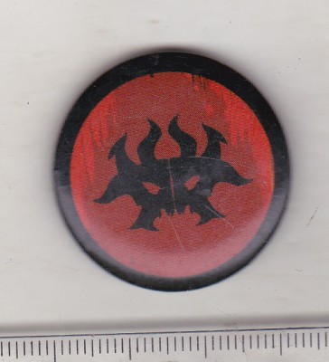 bnk ins MTG - Magic the Gathering Guild Pin - insigna de ghilda Rakdos foto