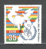 D.D.R.1986 Anul international al pacii SD.536, Nestampilat