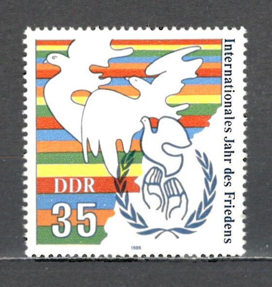 D.D.R.1986 Anul international al pacii SD.536